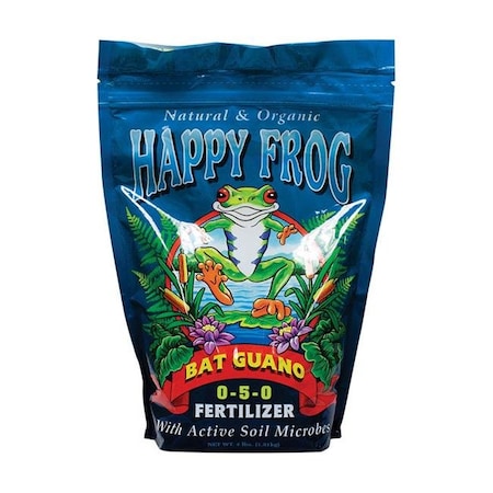 Foxfarm 7739485 Happy Frog Bat Guano Organic Fertilizer; 4 Lbs